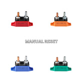 Screw-type manual reset circuit breaker | reusable fuse with manual reset button